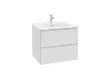 Deluxe underskab til vask 60 cm mat hvid - REN